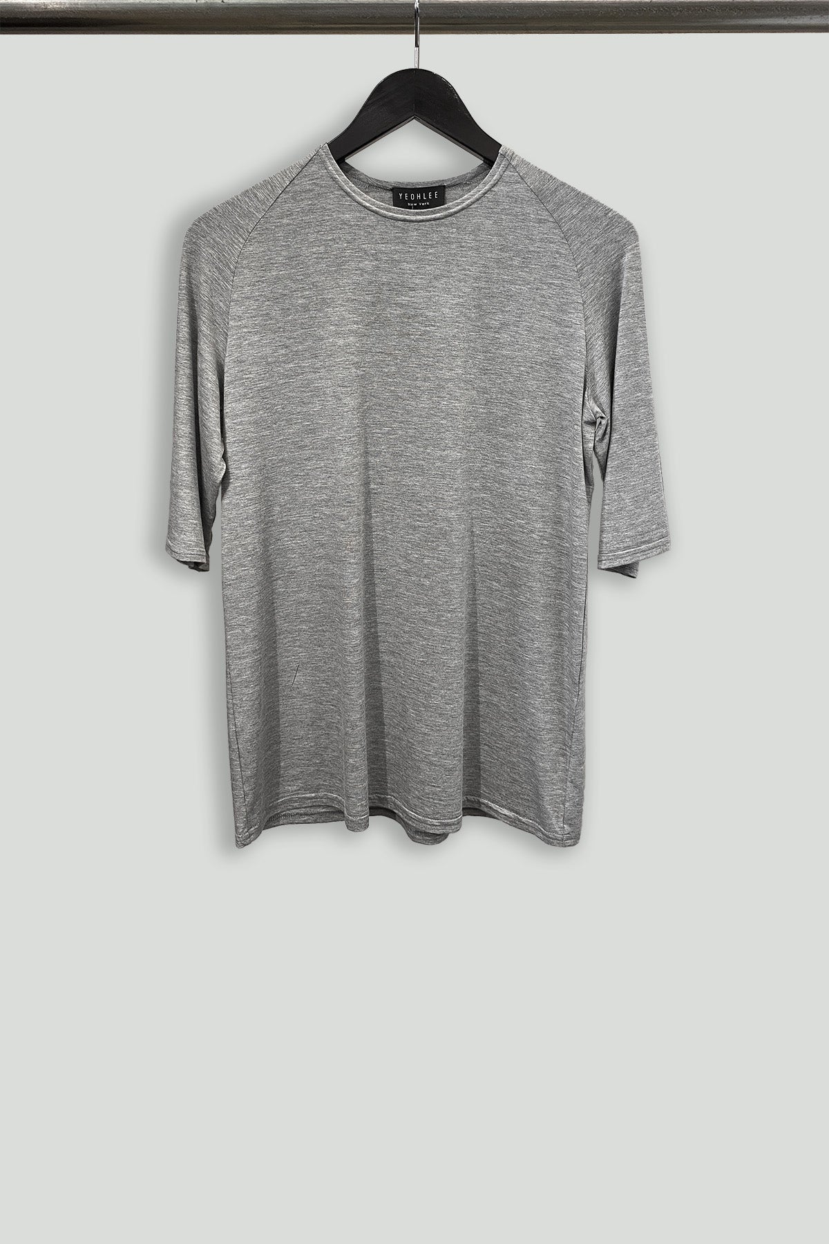 Stretch Melange Jersey Crewneck