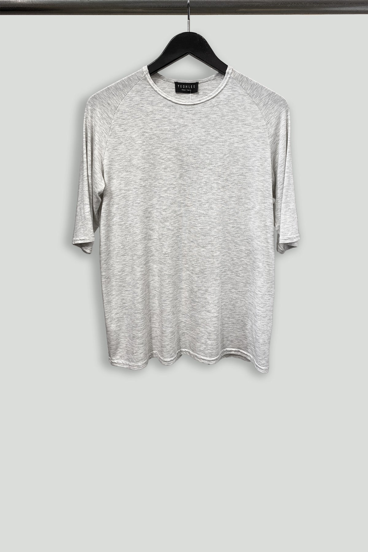 Stretch Melange Jersey Crewneck