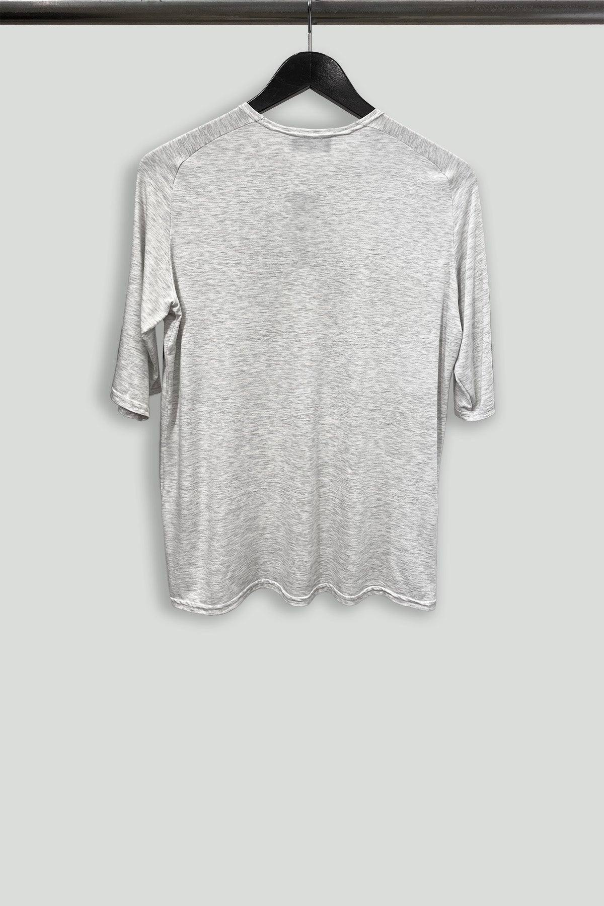 Stretch Melange Jersey Crewneck
