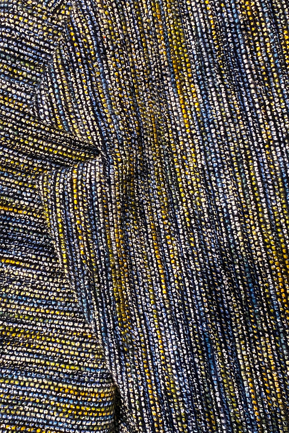 Multicolor Melange Cotton Blazer