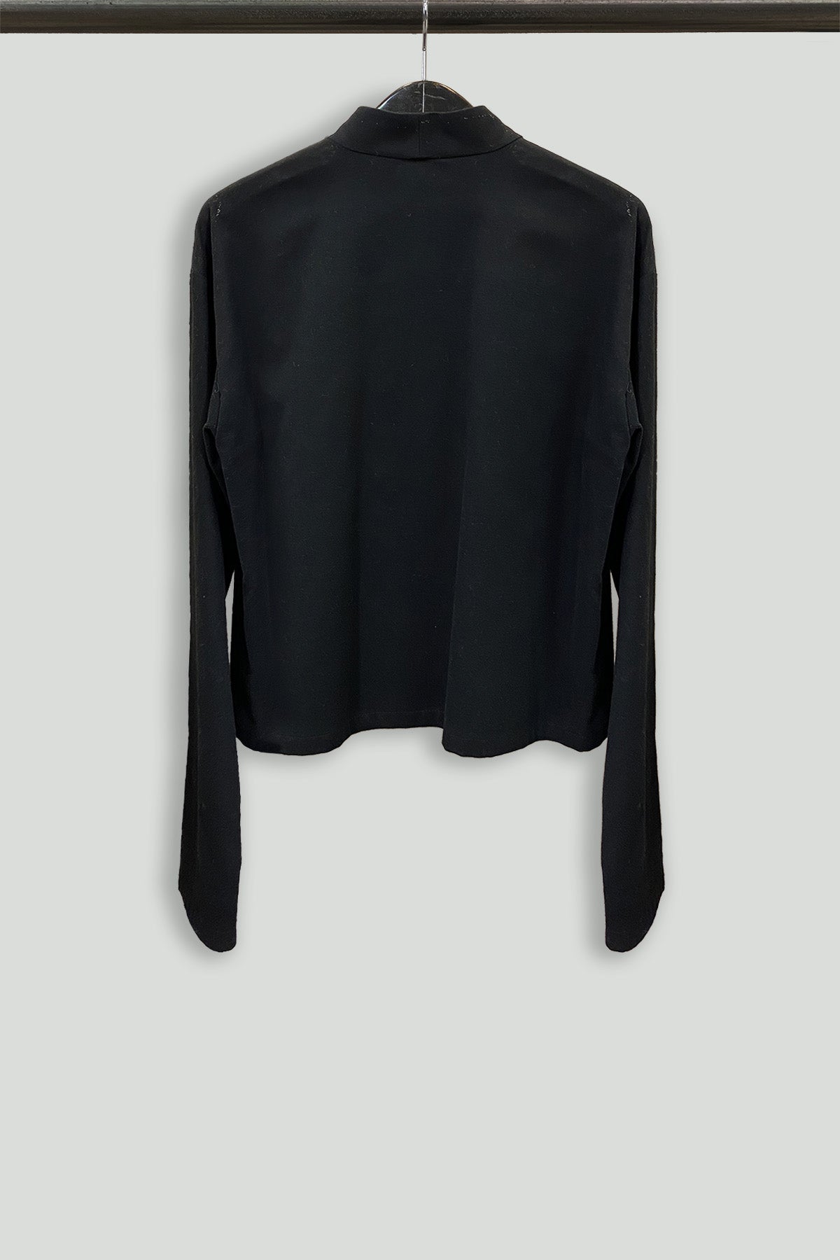 Black Brushed Cotton Short ALI Jacket