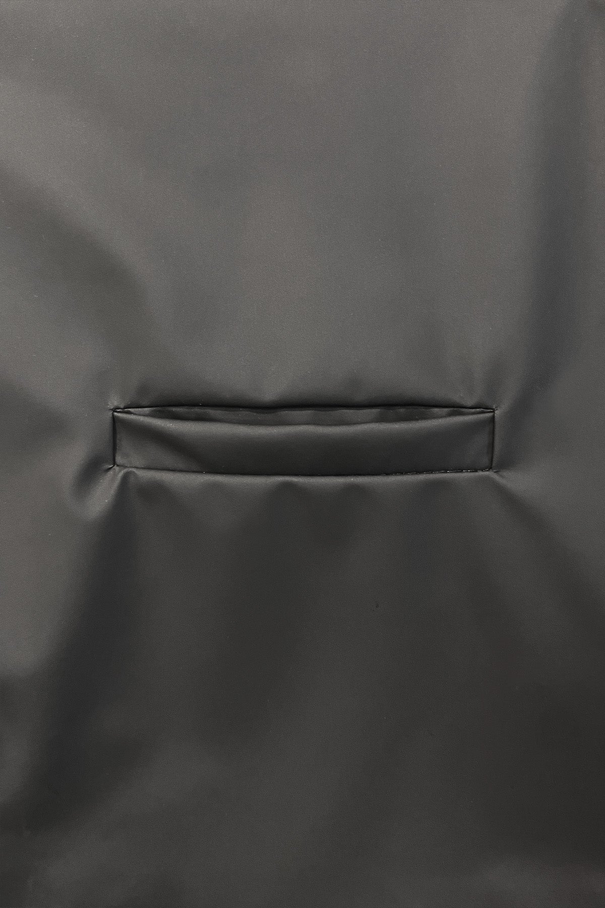 Black Matte Rainwear Crop Pilgrim Jacket