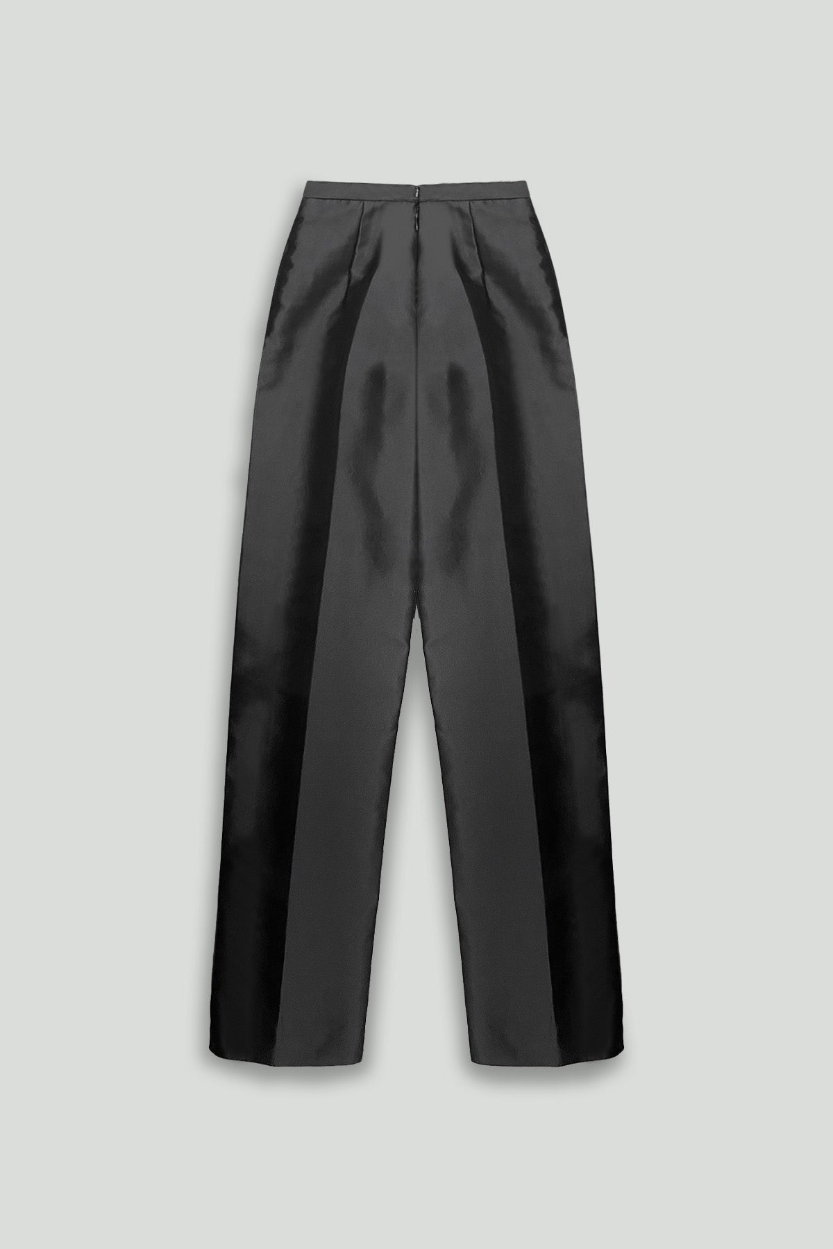 Black Silk Organza Jacket Pant