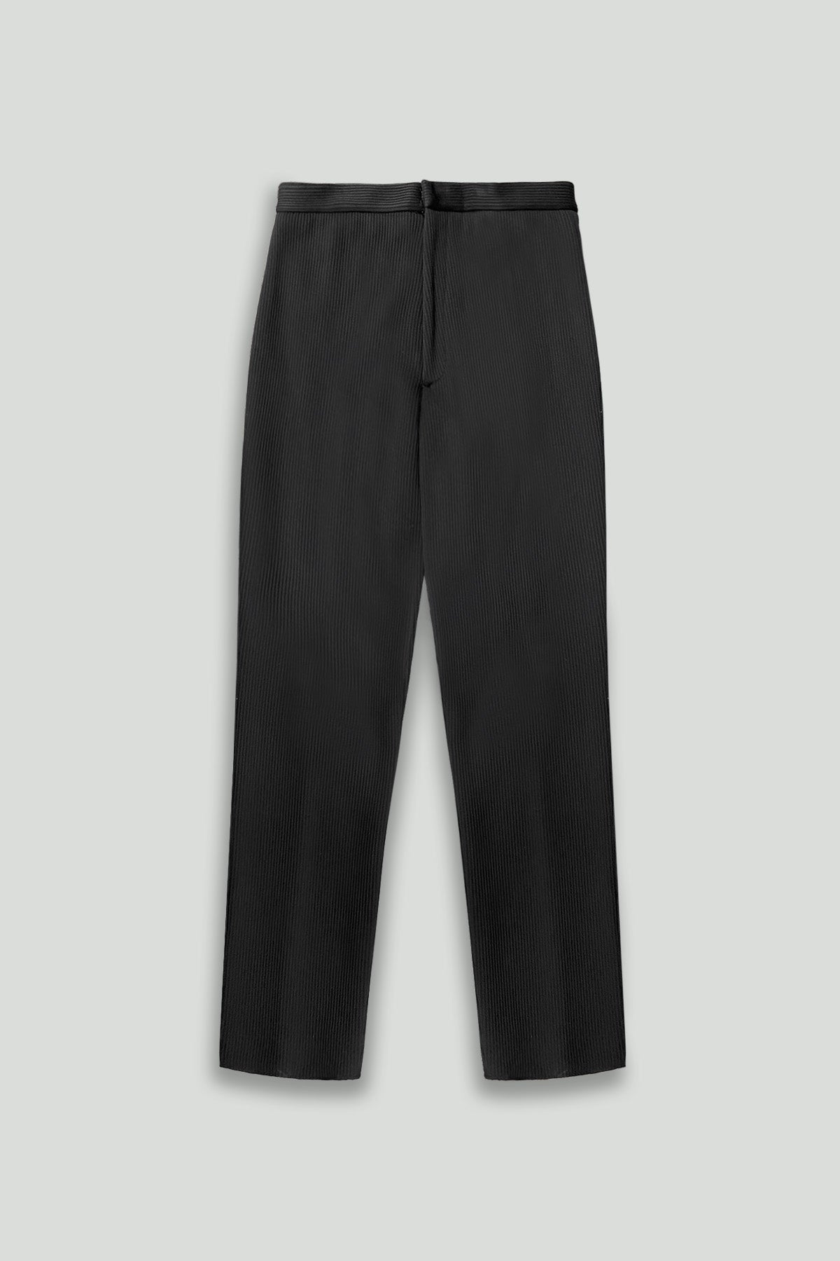 Black Wide Wale Cotton Corduroy Jacket Pant