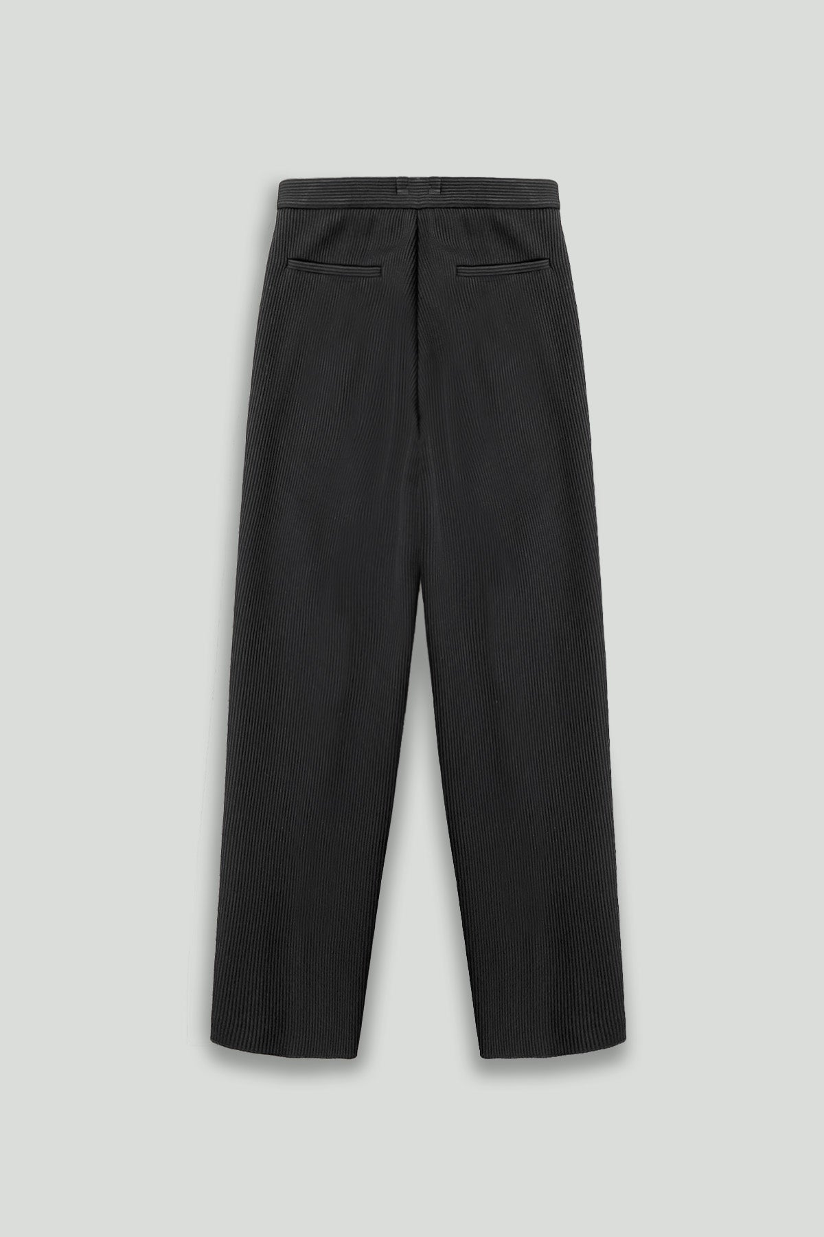 Black Wide Wale Cotton Corduroy Jacket Pant