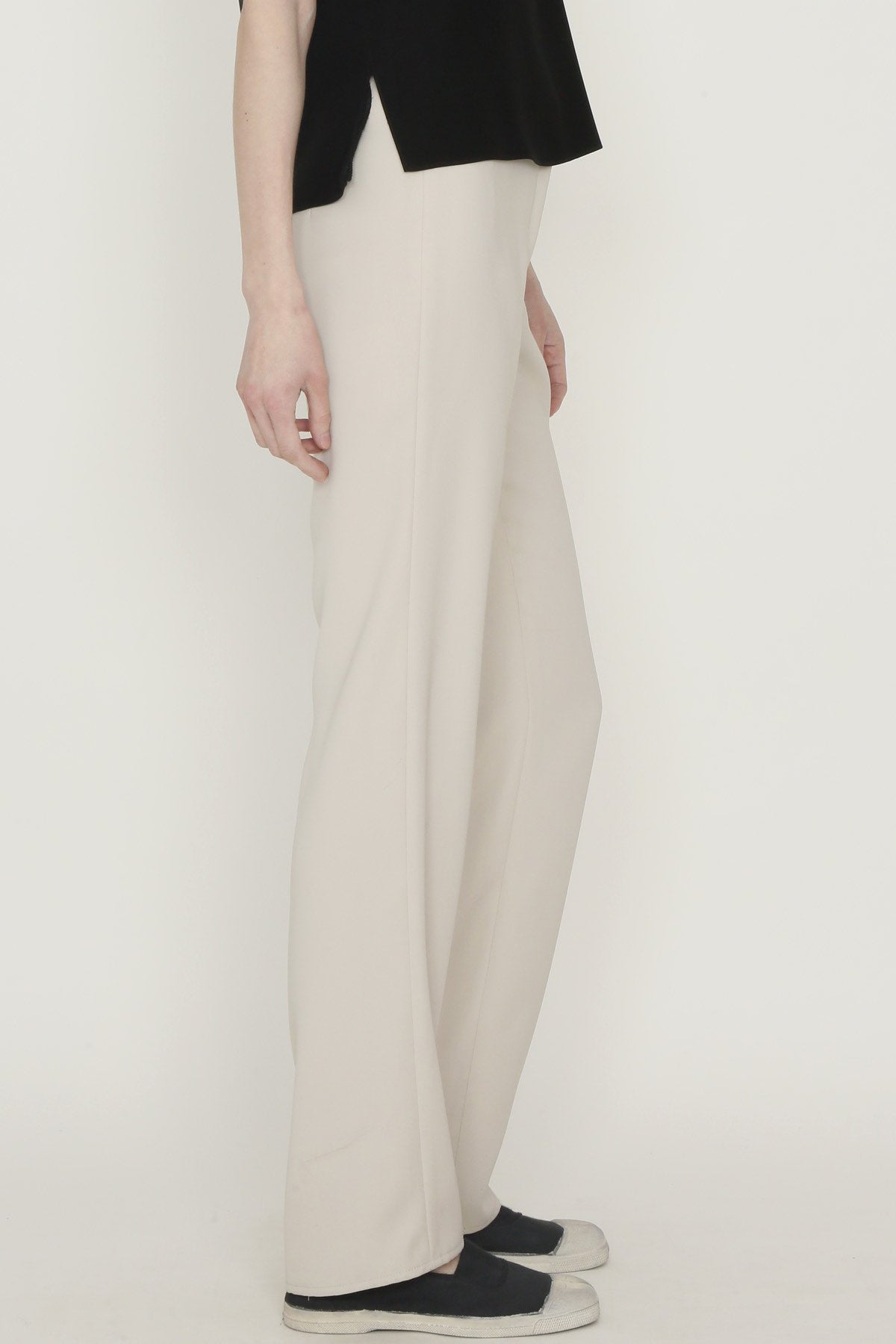 Smart Gabardine Fly Front Straight Leg Mod Pant