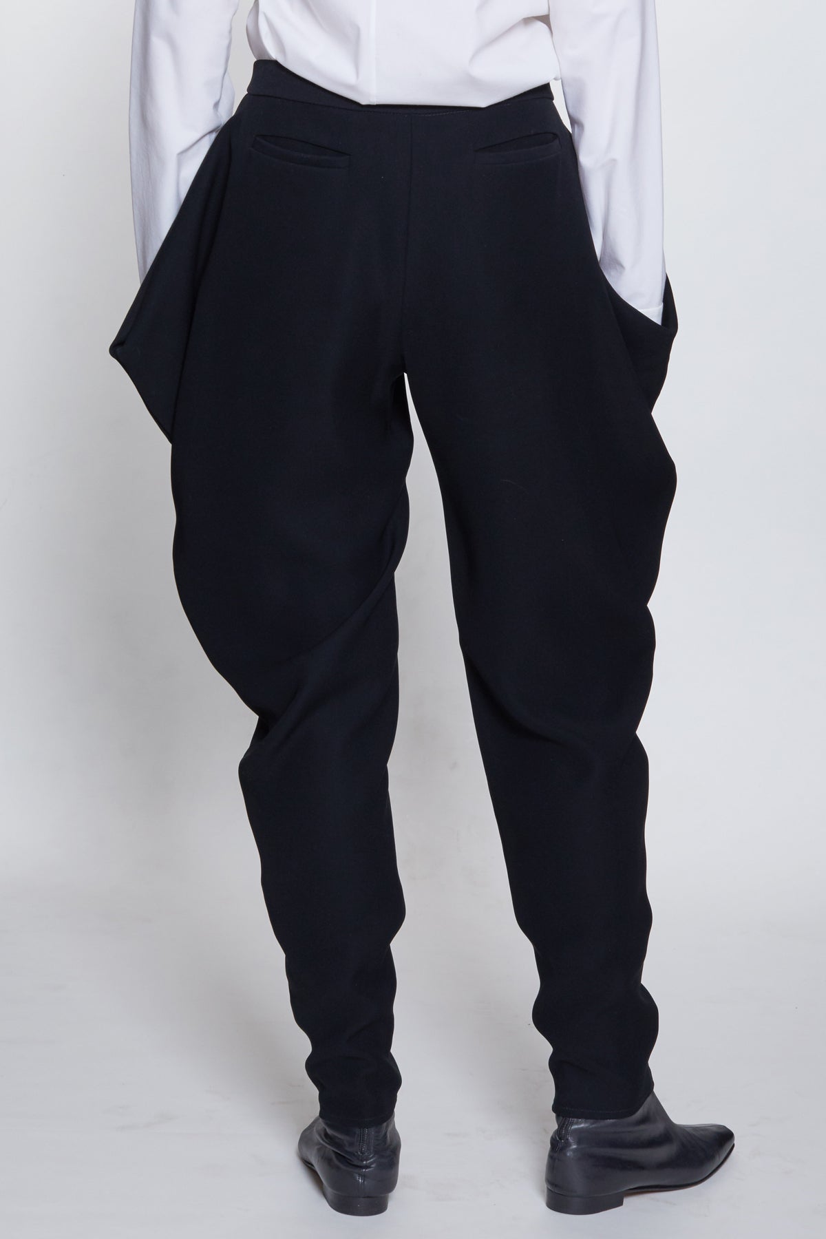 Smart Gabardine Wing Pocket Pant with Back Welt Pockets-4
