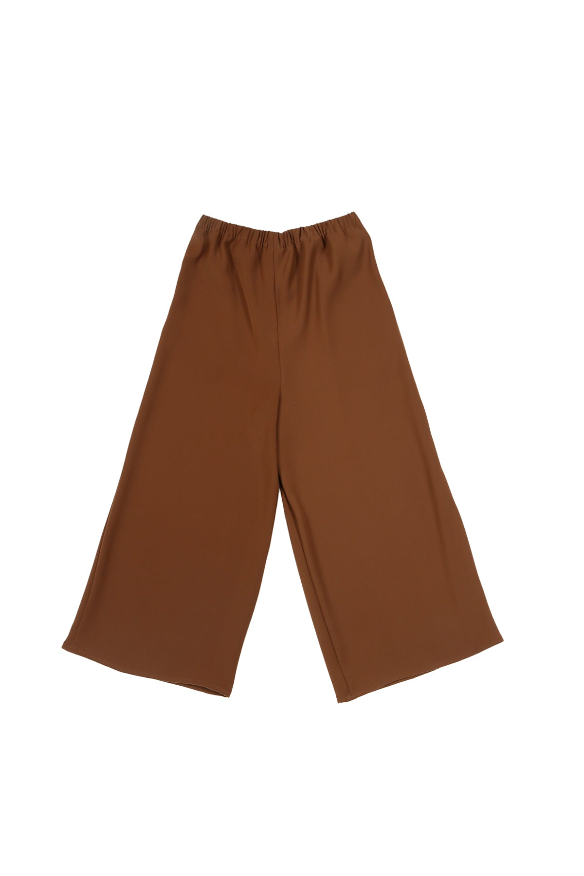 Smart Gabardine Cropped Pajama Pant with Elasticated Waist