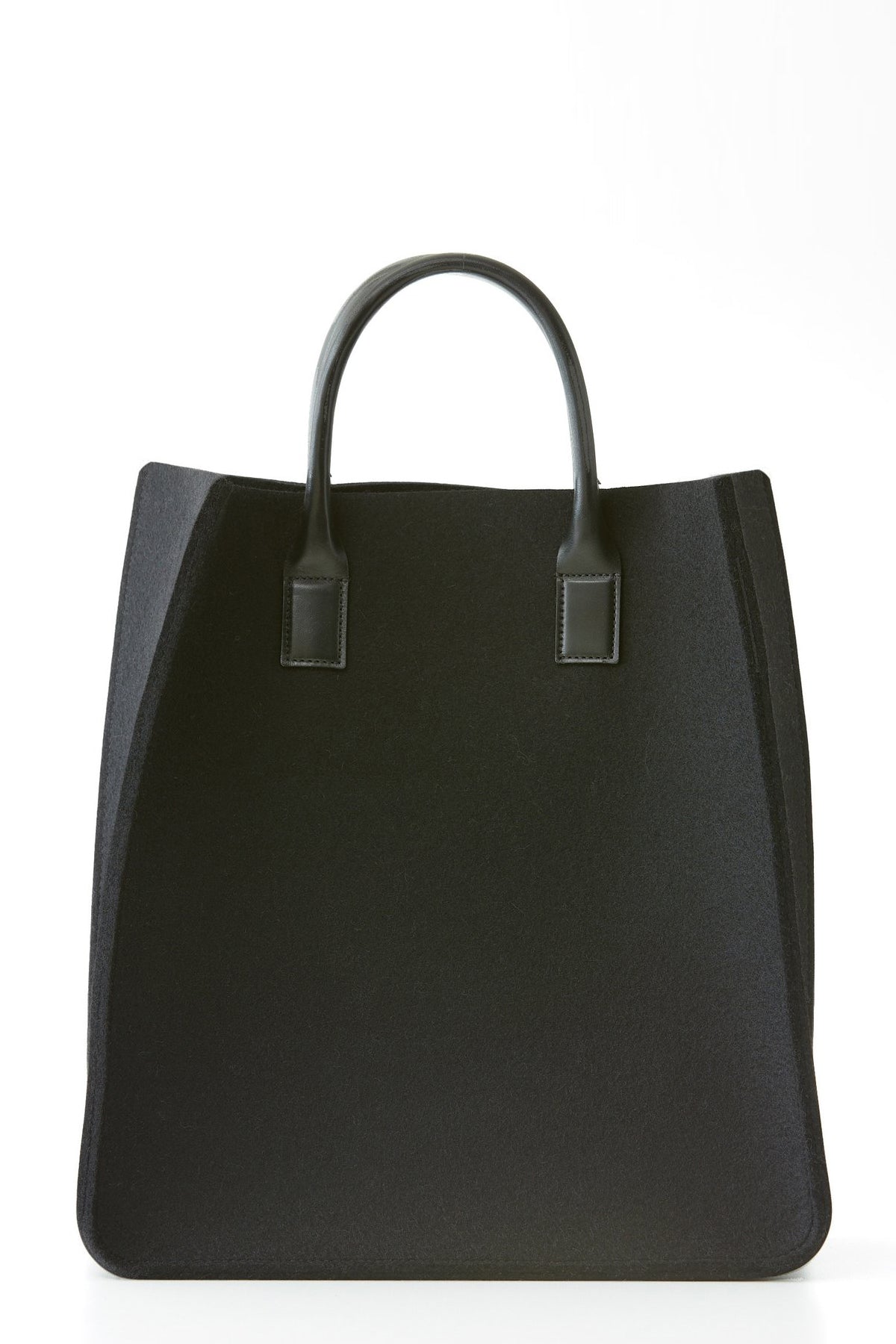 Lambertson Truex Black Felt City Tote