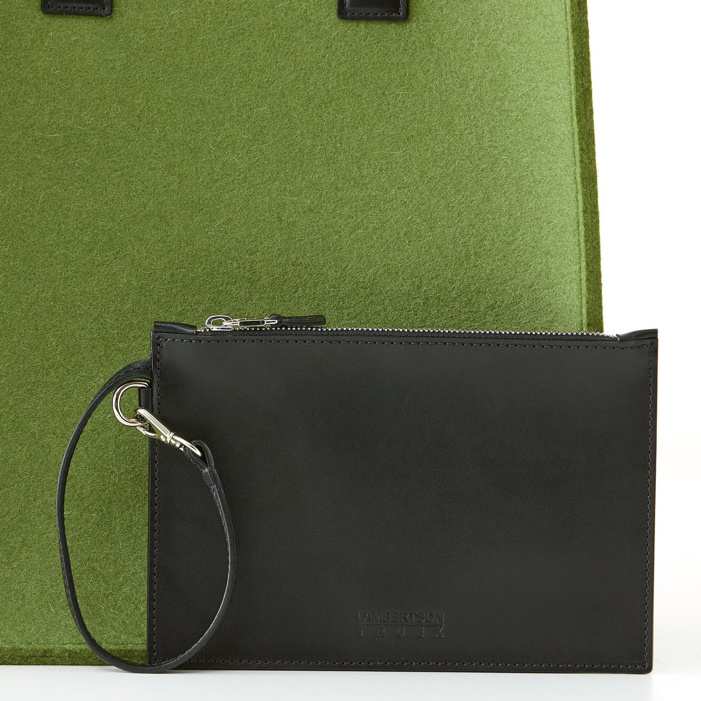 Lambertson Truex Olive Felt City Tote