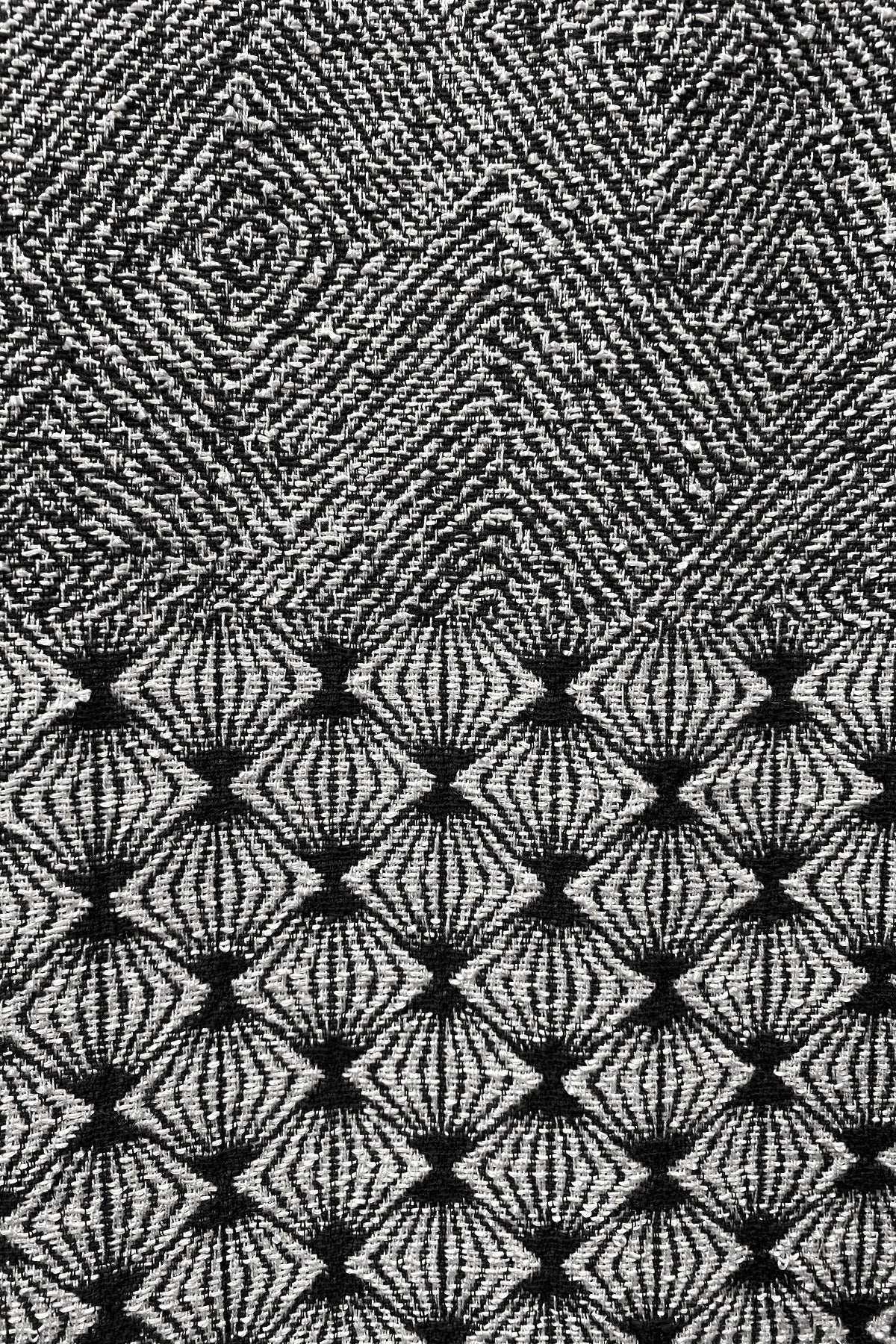 Grey Geometric Knit Tunic Dress