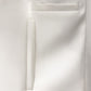 White Lightweight Microfiber Smart Gabardine Cardigan With Welt Pockets