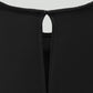Black and White Smart Gabardine Tie-Front One-Size-Fits-All Crescent Dress