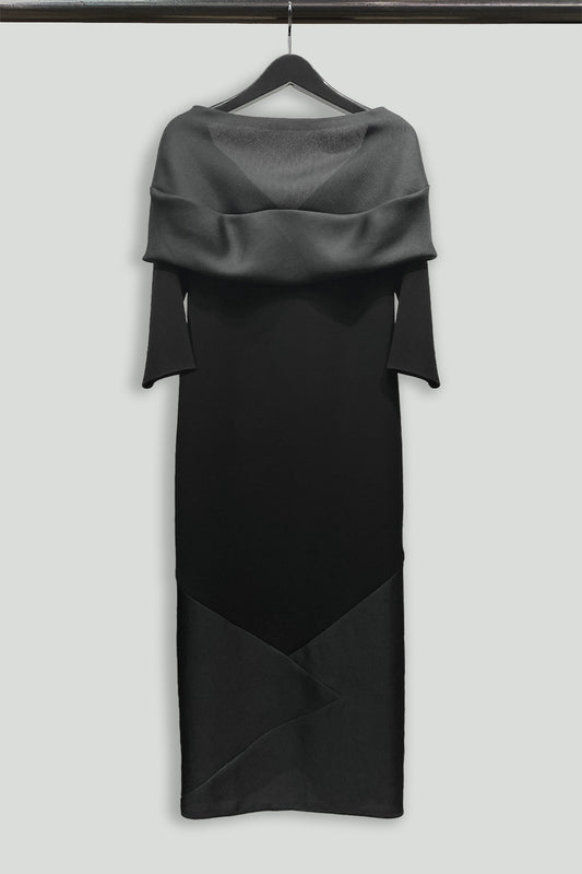 Black Catenary Dress
