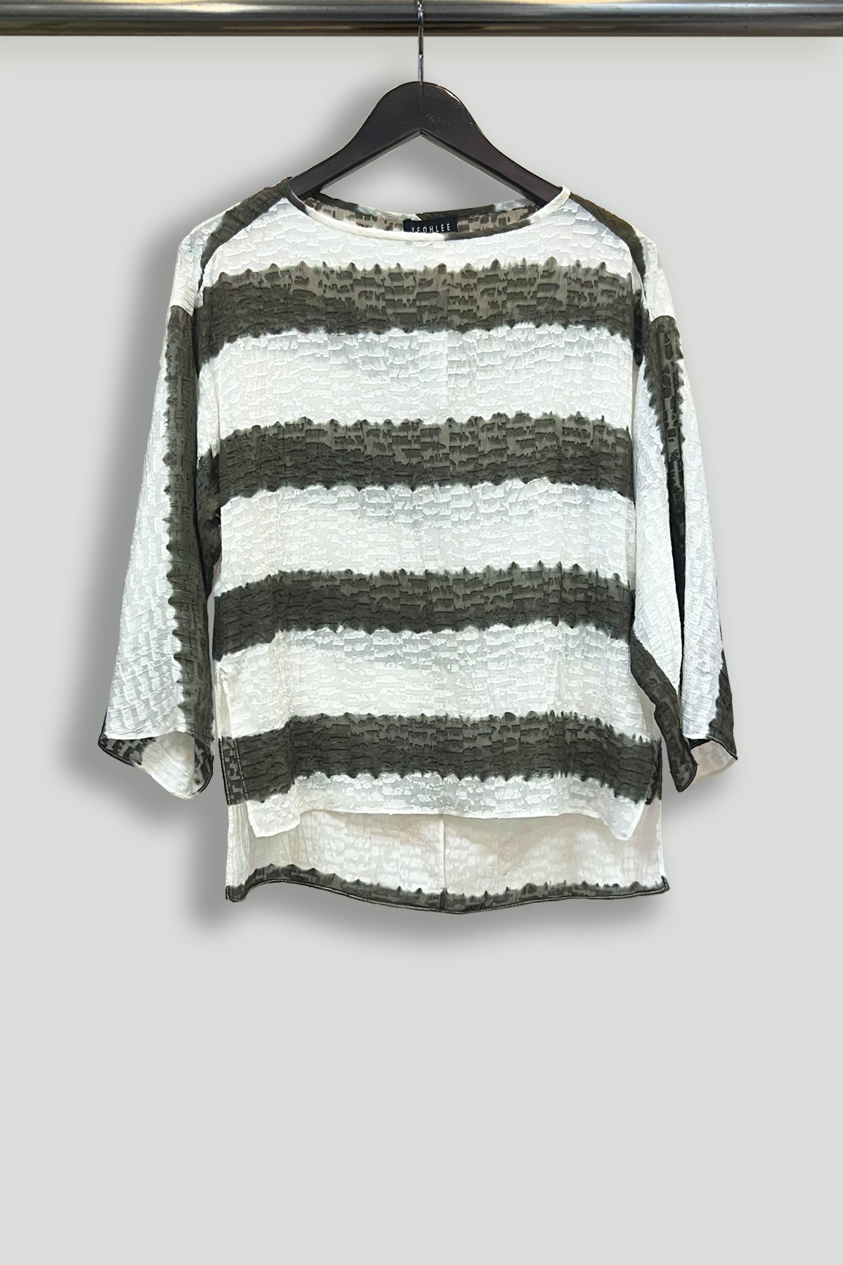 Cotton Shibori Striped Travel Tunic - Hanger