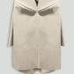 Beige Matte Rainwear Bellows Back Coat