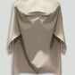 Beige Matte Rainwear Bellows Back Coat