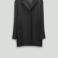 Black Cotton Blazer