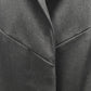 Black Brushed Cotton Tailored Vest
