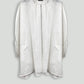 Glossy White Woven Raincoat