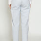 Cotton Blend Mist and Off White Zig Zag Back Zip Pant