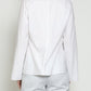 The Zoom Blouse in Paper Cotton with Raglan Sleeves and a High Collar - 4