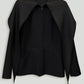 Zip Front Scarf Hoodie Jacket in Smart Gab Microfiber-Hanger