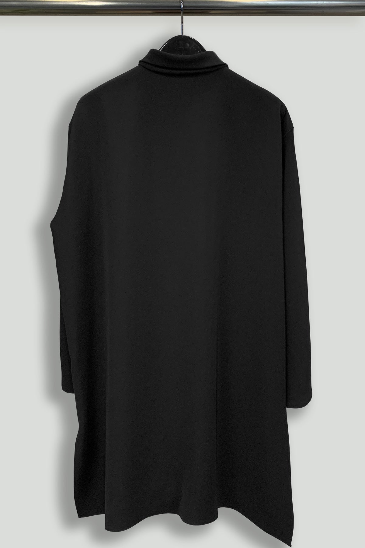 Black Microfiber Smart Gab One-Size-Fits-All Big Shirt - Hanger Back