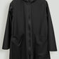 Zip Front Hooded Rain Jacket in Water-Repellent Fabric-Hanger