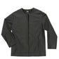 Matte Rainwear Black Two Pocket Pilgrim Rain Jacket in Waterproof Fabric-flat