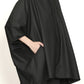 Hooded Pod Rain Jacket in Matte Water-Repellent Fabric-2