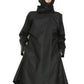 Sweep with Scarf Rain Jacket in Water-Repellent fabric-3