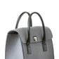 Lambertson Truex Boxcar Top Handle Grey Felt Handbag