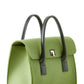 Lambertson Truex Boxcar Top Handle Olive Felt Handbag